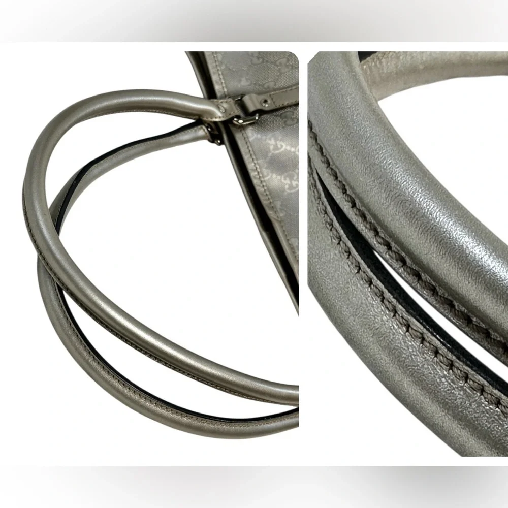 🤍Authentic Gucci Silver Joy GG Imprime Tote - Picture 9 of 16